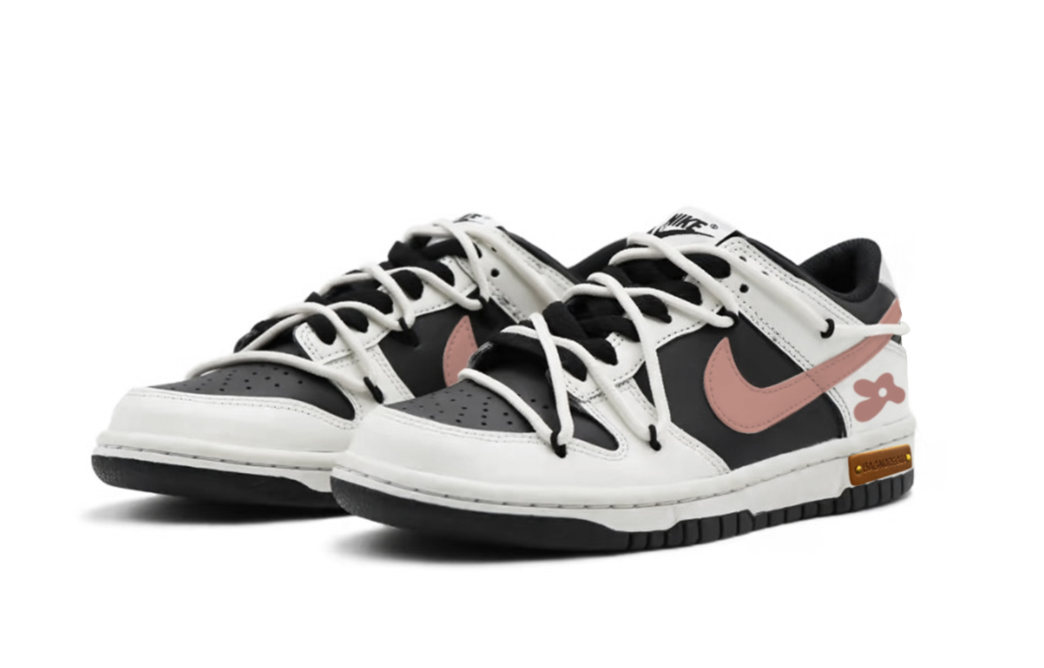 Lookbook [定制鞋] 耐克Dunk Low '挚爱玫瑰' FD1232-001(Team48-挚爱玫瑰)