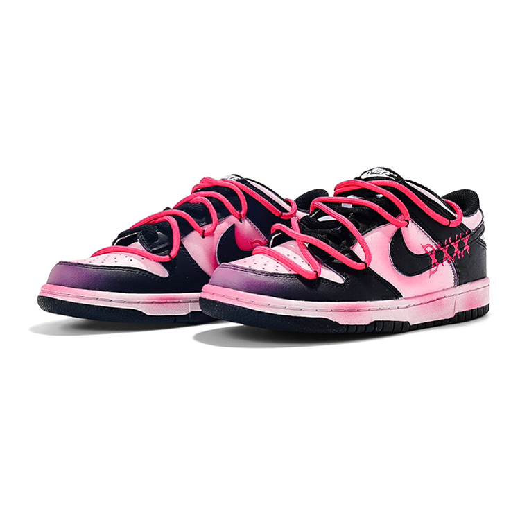 Lookbook [Sepatu Kustom] Nike Dunk Low 'Berry Blush' CW1590-100(TeamI-女款腮红K黑粉)