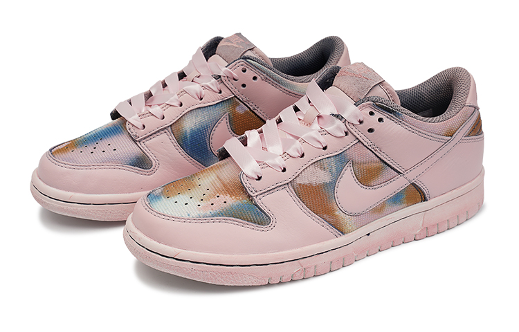 Lookbook [Zapatillas Personalizadas] Nike Dunk Low 'Rosa Morandi Berry Brush' DM1051-400(TeamI-女款粉蜡油画H粉)