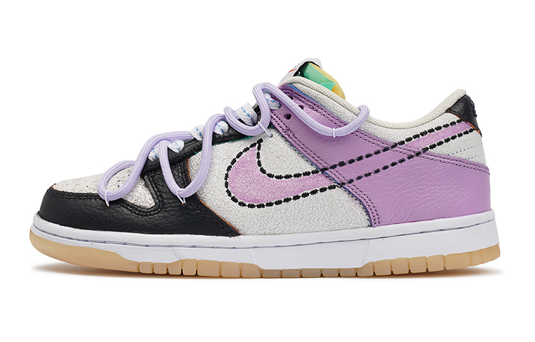 Buy [Zapatillas Personalizadas] Nike Dunk Low 'Berry Fade Lilac' DX3363-100(TeamI-女款褪色淡紫H黑白紫)