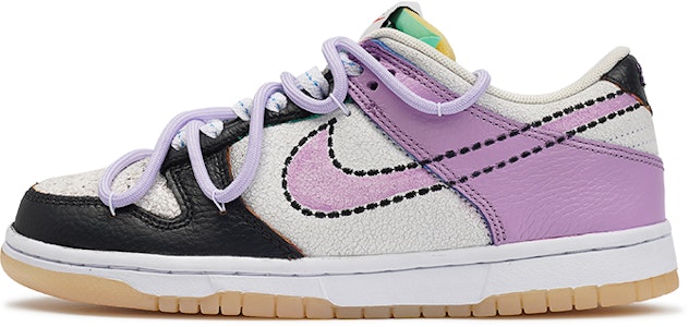 【客製化球鞋】 Nike Dunk Low 莓刻 101 褪色淡紫 少女風 無比雅致 搭配無敵 高筒 板鞋 GS 黑白紫 Buy 【客製化球鞋】 Nike Dunk Low 莓刻 101 褪色淡紫 少女風 無比雅致 搭配無敵 高筒 板鞋 GS 黑白紫