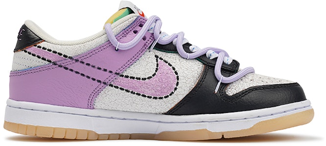 【客製化球鞋】 Nike Dunk Low 莓刻 101 褪色淡紫 少女風 無比雅致 搭配無敵 高筒 板鞋 GS 黑白紫 Order 【客製化球鞋】 Nike Dunk Low 莓刻 101 褪色淡紫 少女風 無比雅致 搭配無敵 高筒 板鞋 GS 黑白紫