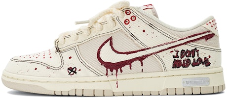 【客製球鞋】Nike Dunk Low 莓刻 瑪莉 暗黑風 低筒 滑板鞋 男女同款 米紅 Buy 【客製球鞋】Nike Dunk Low 莓刻 瑪莉 暗黑風 低筒 滑板鞋 男女同款 米紅