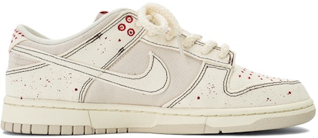 【客製球鞋】Nike Dunk Low 莓刻 瑪莉 暗黑風 低筒 滑板鞋 男女同款 米紅 Order 【客製球鞋】Nike Dunk Low 莓刻 瑪莉 暗黑風 低筒 滑板鞋 男女同款 米紅