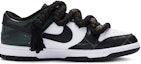 Order 【訂製球鞋】Nike Dunk Low BIGNIU 煩躁黑白 高街 美式 解構鞋帶 手繪噴繪 低筒 板鞋 男款 黑白綠