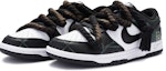 Lookbook 【訂製球鞋】Nike Dunk Low BIGNIU 煩躁黑白 高街 美式 解構鞋帶 手繪噴繪 低筒 板鞋 男款 黑白綠