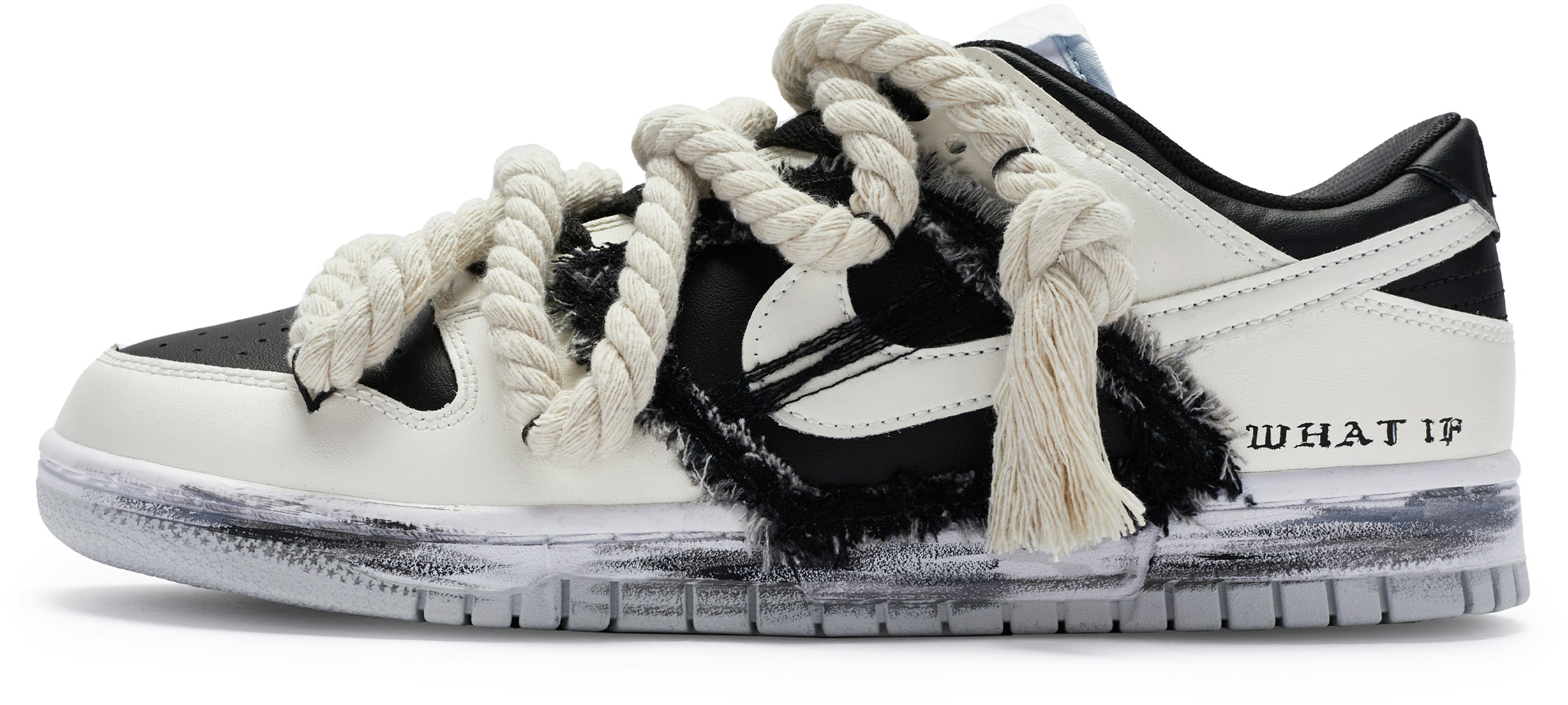 custom-shoes-nike-dunk-low-bigniu-black-white-illusion