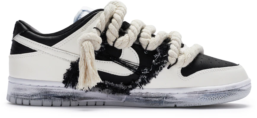 【訂製球鞋】Nike Dunk Low BIGNIU 黑白錯覺 簡約 高街 手繪噴繪 低筒 板鞋 男款 黑白 Order 【訂製球鞋】Nike Dunk Low BIGNIU 黑白錯覺 簡約 高街 手繪噴繪 低筒 板鞋 男款 黑白