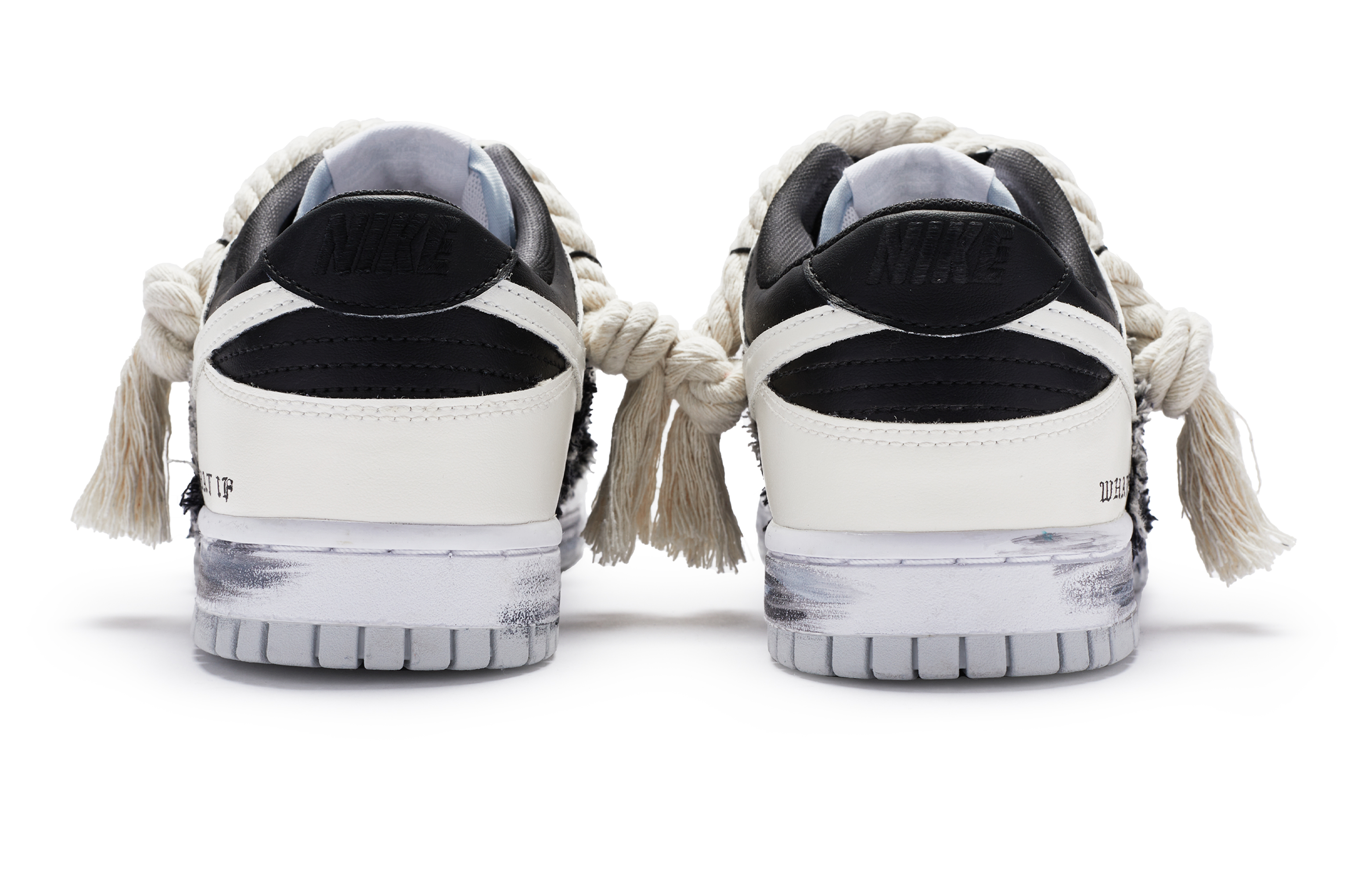 Purchase [Kasut Custom] Nike Dunk Low 'BIGNIU Hitam Putih Ilusi' DV0831-101(TeamR-男款黑白错觉)