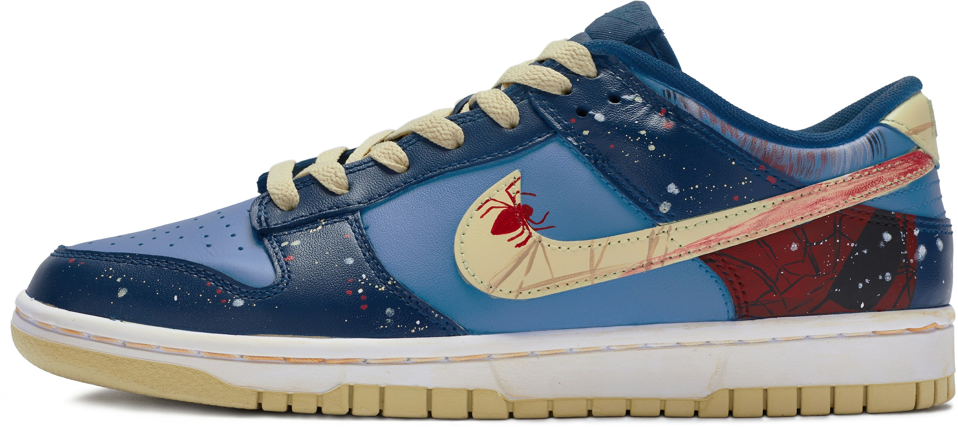 custom-shoes-nike-dunk-low-bigniu-blue-hand-painted