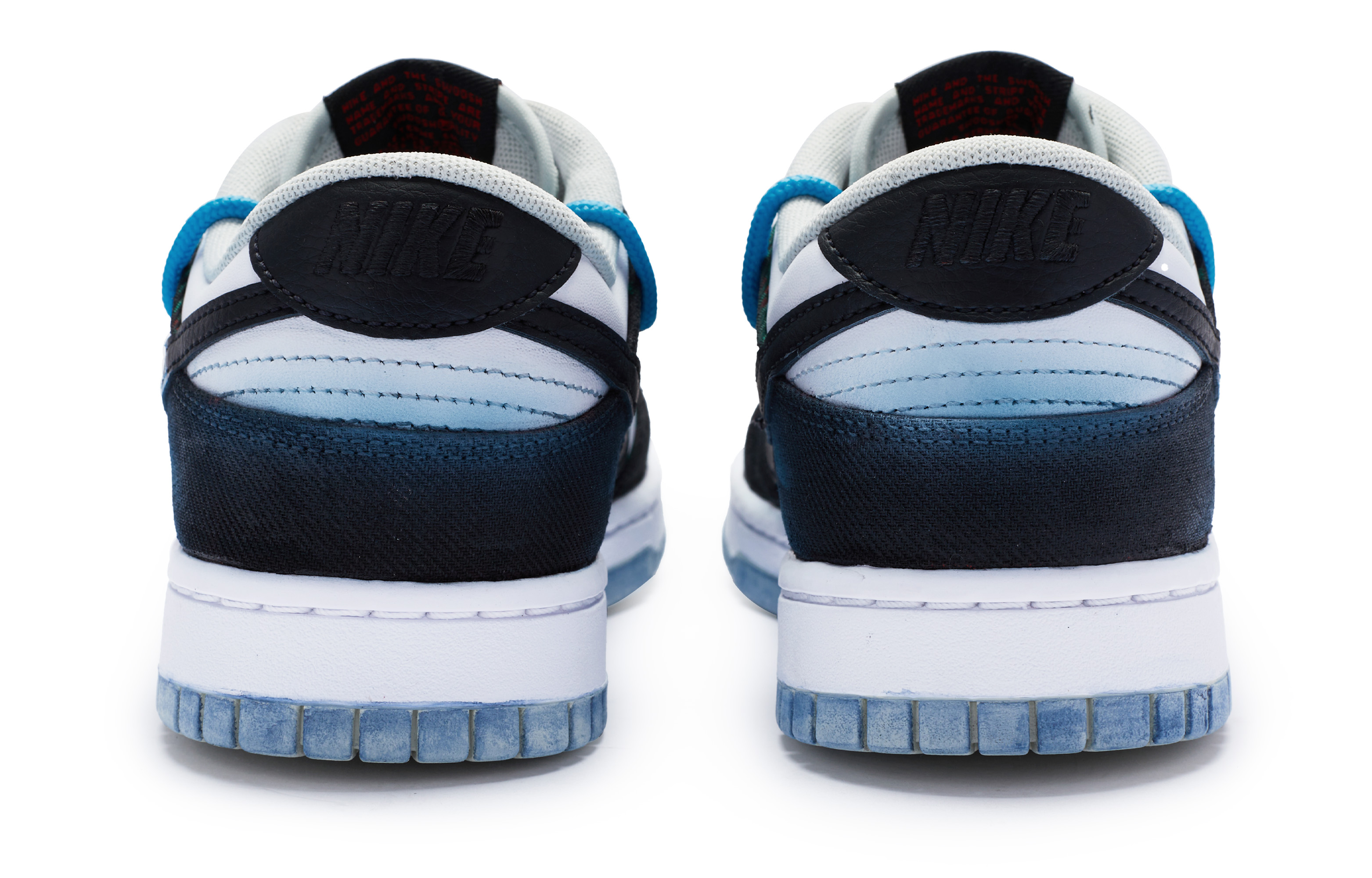 Shop [Zapatillas Personalizadas] Nike Dunk Low 'BIGNIU Azul Sierra' DV0827-100(TeamR-男款蓝锯齿黑白蓝)