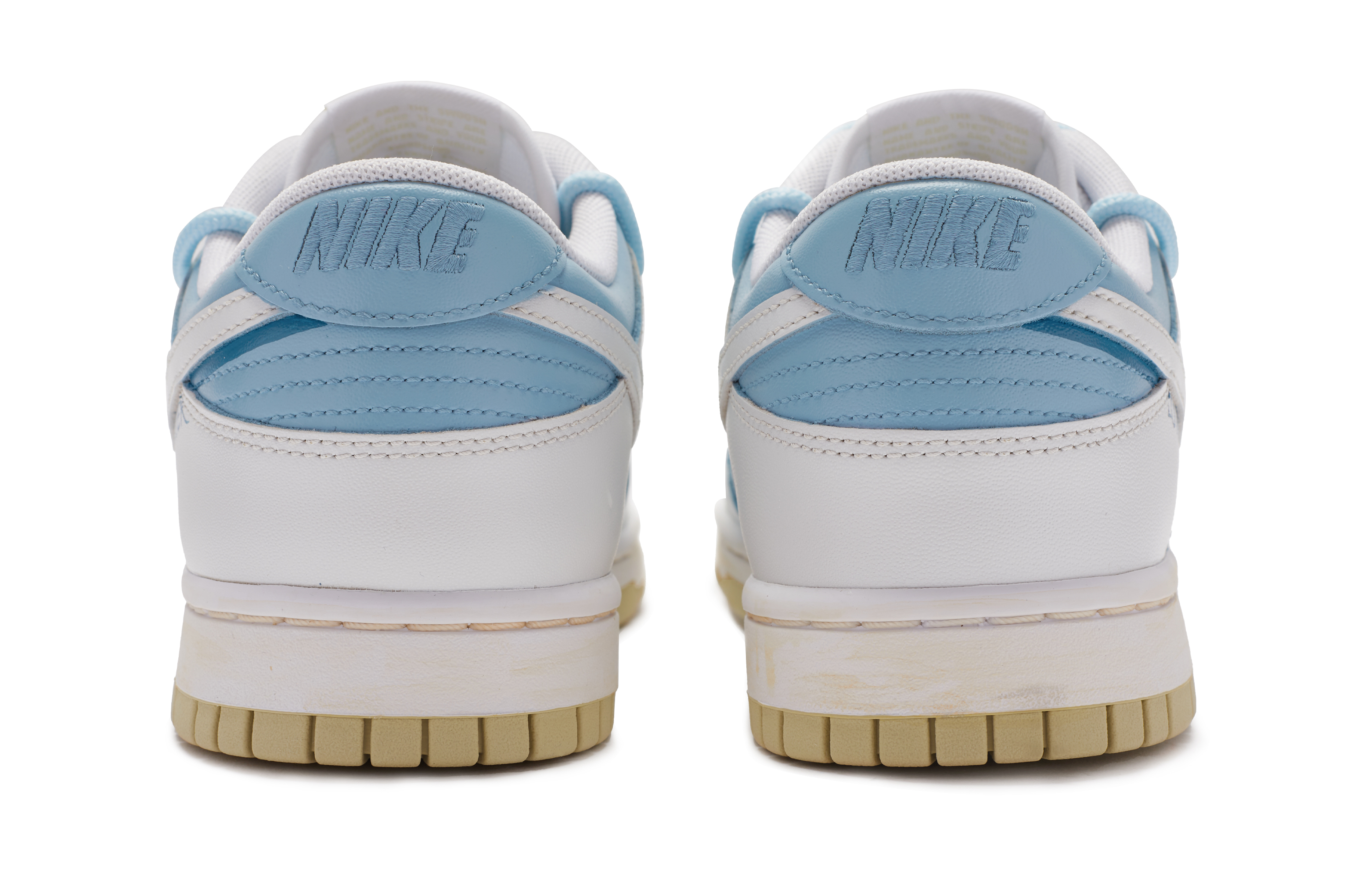 Shop [Sepatu Kustom] Nike Dunk Low 'BIGNIU City Love - Biru Putih' DV0833-100(TeamR-男款情书)