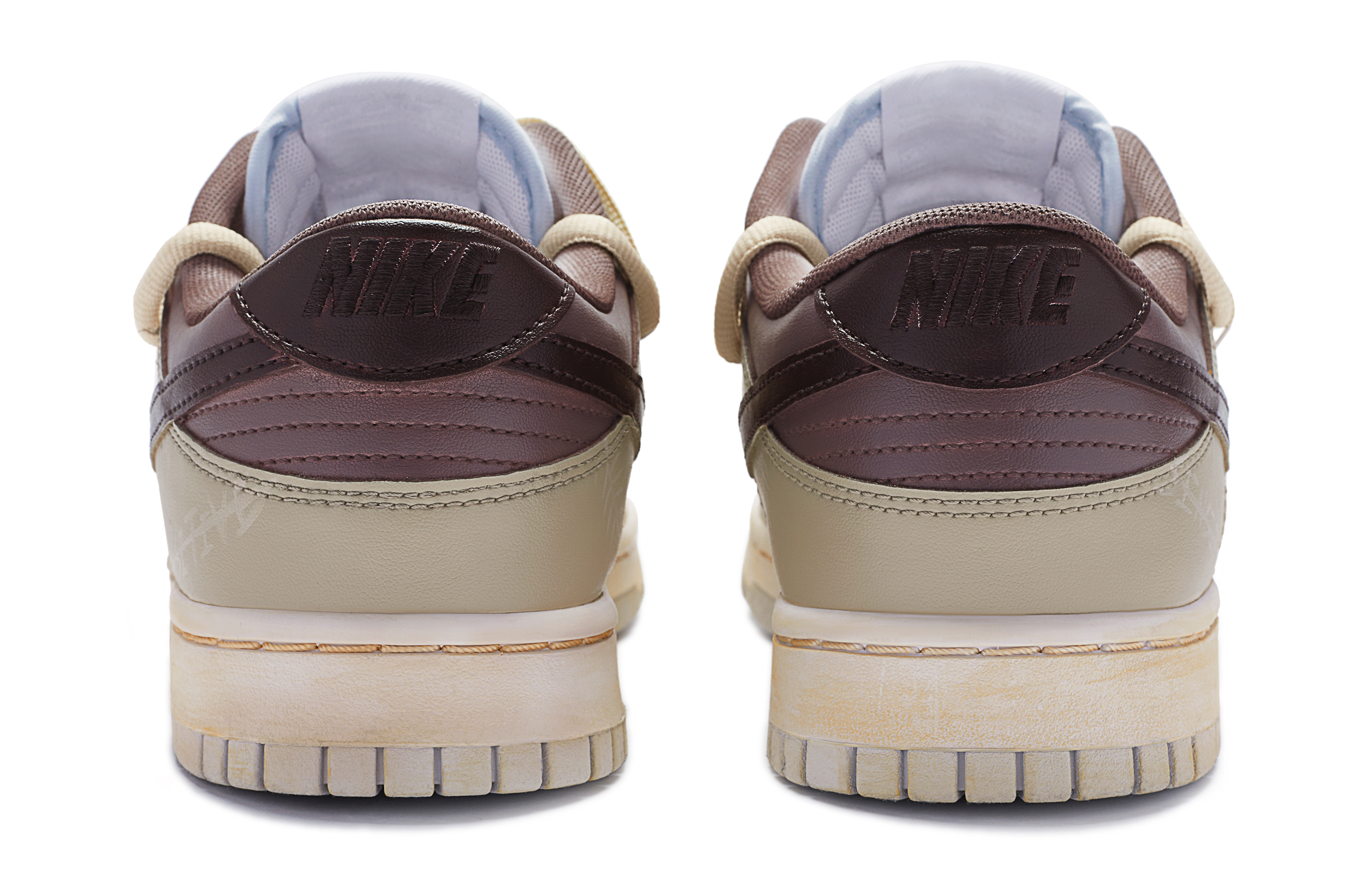 Purchase [Kasut Custom] Nike Dunk Low 'BIGNIU Deconstructed Beige-Coklat' DV0831-101(TeamR-男款超感知)