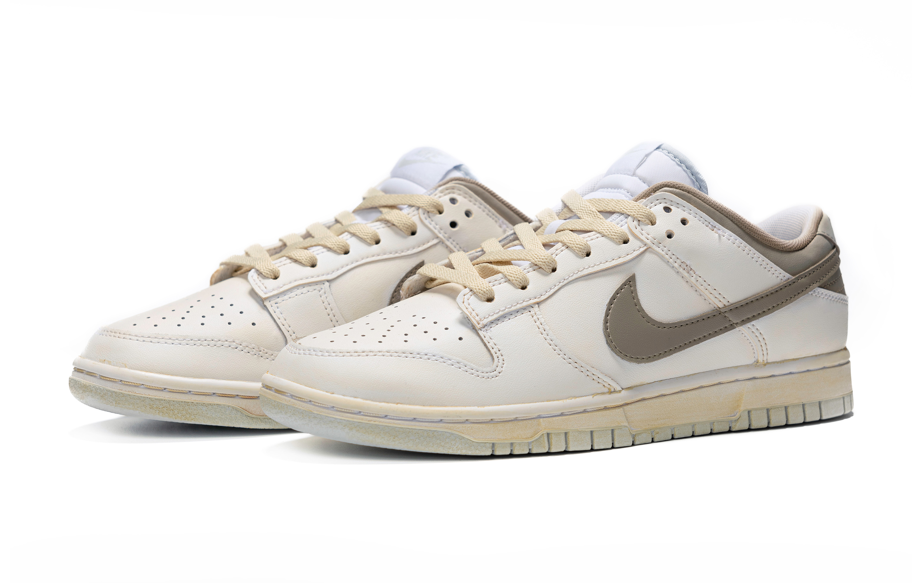 Lookbook 나이키 덩크 로우 '빅뉴 그레이' (커스텀) DH9765-102(TeamR-女款隐色灰)