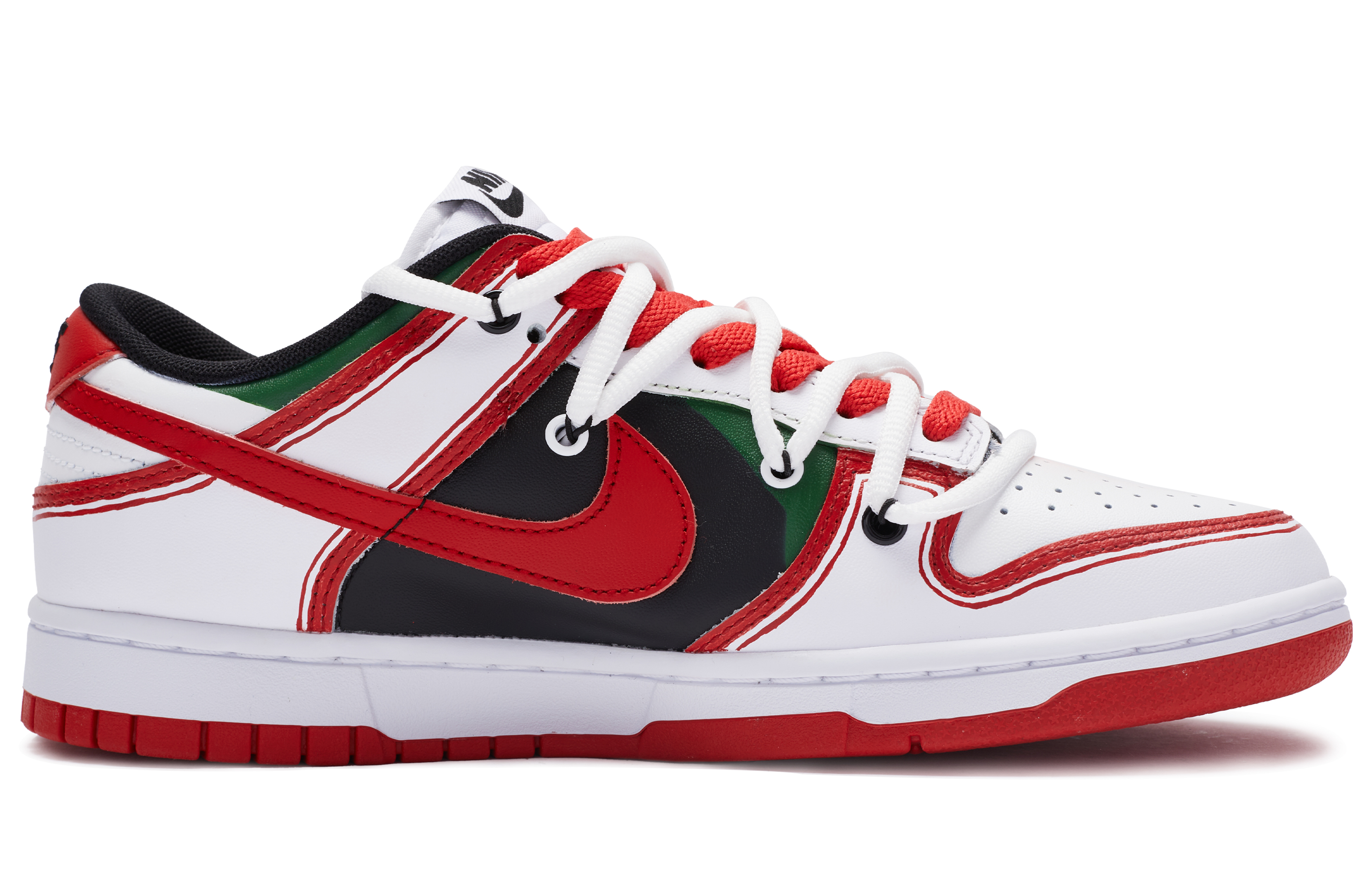 Order [Sepatu Kustom] Nike Dunk Low 'BIGNIU Berdarah Panas' FD9762-061(TeamR-男女10号cpS-BOX)