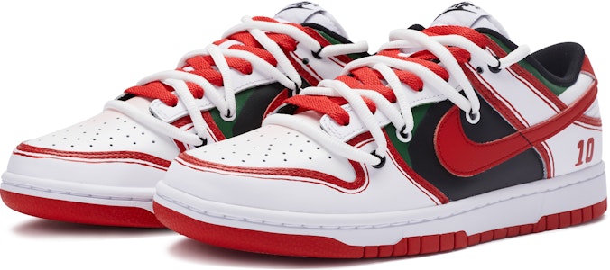 【訂製球鞋】Nike Dunk Low BIGNIU熱血青春 10號 cp特殊鞋盒 手繪噴繪 低幫 板鞋 男女同款 紅白黑綠 Lookbook 【訂製球鞋】Nike Dunk Low BIGNIU熱血青春 10號 cp特殊鞋盒 手繪噴繪 低幫 板鞋 男女同款 紅白黑綠