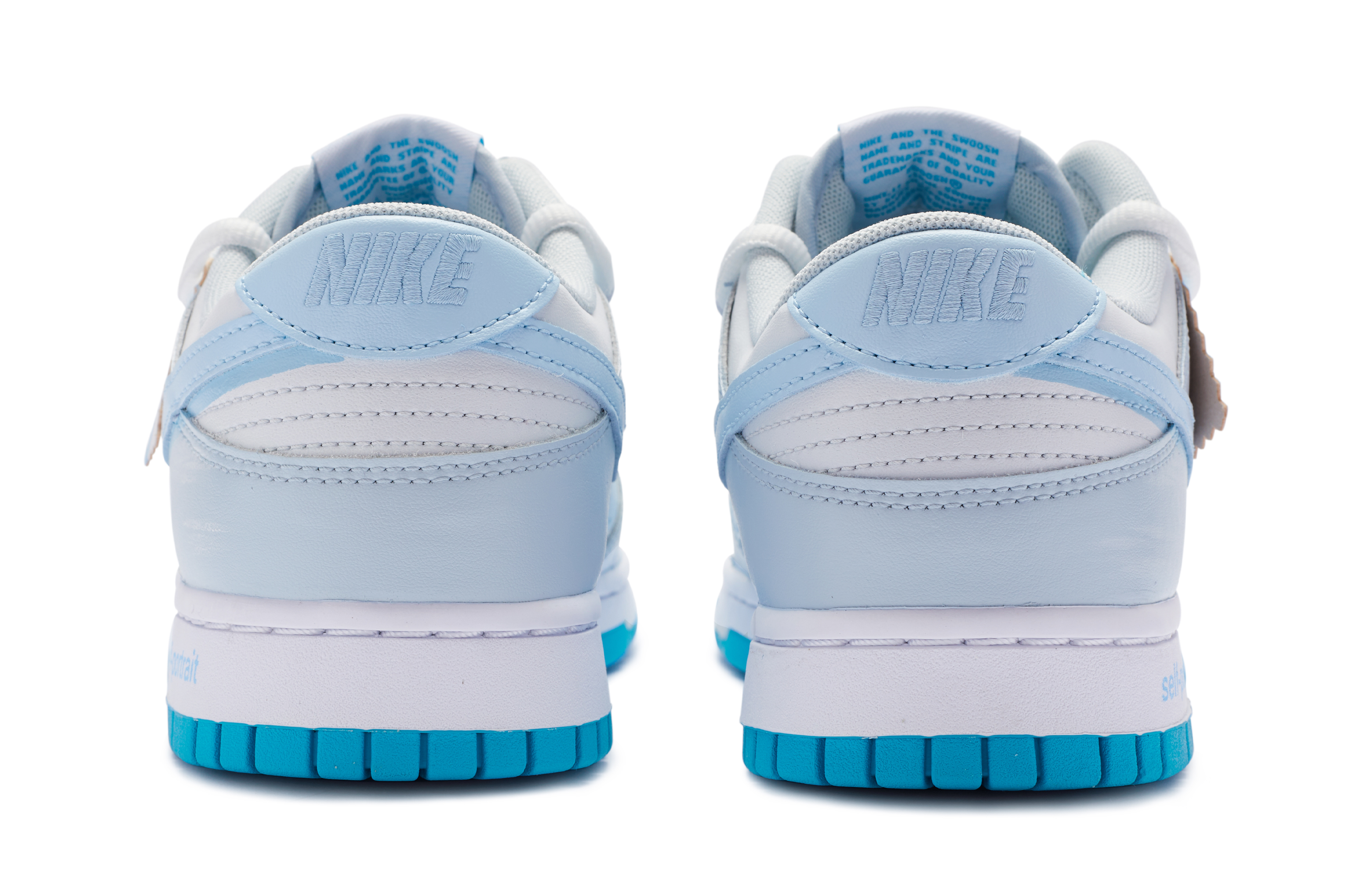 Shop 【カスタムシューズ】ナイキ ダンク ロー "BIGNIU ルネッサンス ブルー ホワイト" DV0831-001(TeamR-男款自画像)