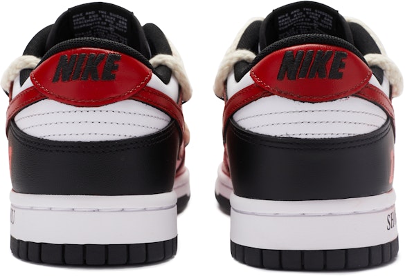 【訂製球鞋】 Nike Dunk Low Low BIGNIU 湘北傳奇 解構 手繪噴繪 低筒 板鞋 男款 黑白紅 Shop 【訂製球鞋】 Nike Dunk Low Low BIGNIU 湘北傳奇 解構 手繪噴繪 低筒 板鞋 男款 黑白紅