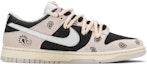 Order 【定制球鞋】Nike Dunk Low 惡魔之眼 禮盒 極簡Vibe風 解構 復古TS腰果花 低幫 板鞋 男款 黑米