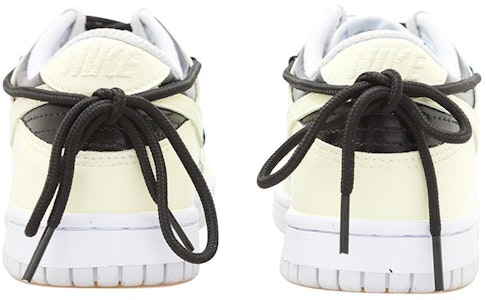 【訂製球鞋】【預售】 Nike Dunk Low 掛布 別針 防滑耐磨 低筒 板鞋 GS 黑白色 Shop 【訂製球鞋】【預售】 Nike Dunk Low 掛布 別針 防滑耐磨 低筒 板鞋 GS 黑白色