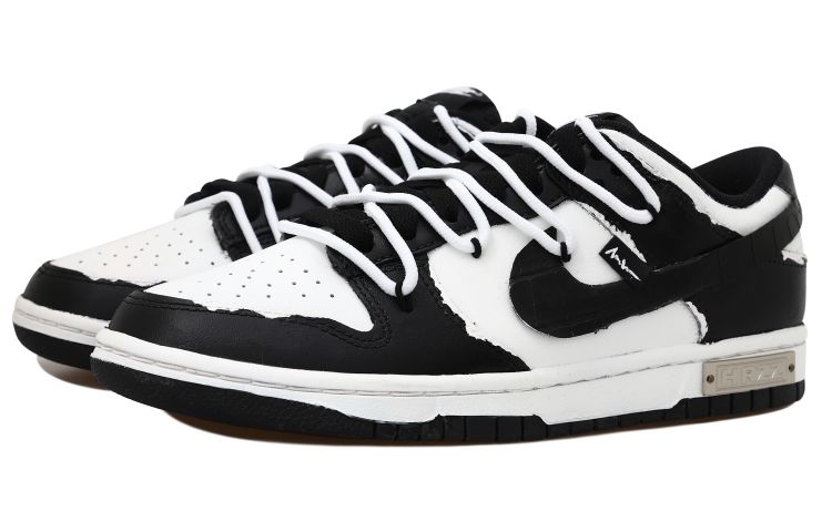Lookbook 【カスタムシューズ】ナイキ ダンク ロー「ブラック-ホワイト パンダ」 CW1590-100(Team拾玖-破损熊猫S-BOX)
