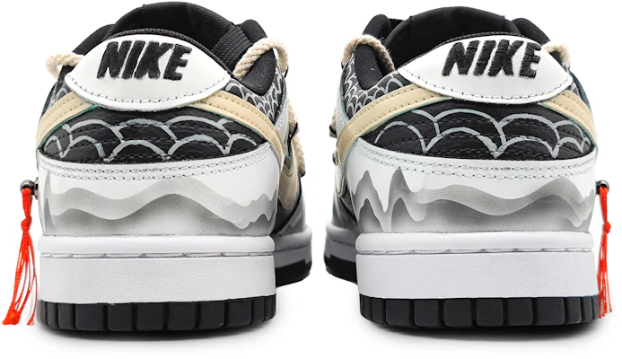Zapatillas Nike Dunk Low 'Escama de Dragón Negro Beige Azul' DV0831-002(Team16-男款龙游万川米色) Purchase Zapatillas Nike Dunk Low 'Escama de Dragón Negro Beige Azul' DV0831-002(Team16-男款龙游万川米色)