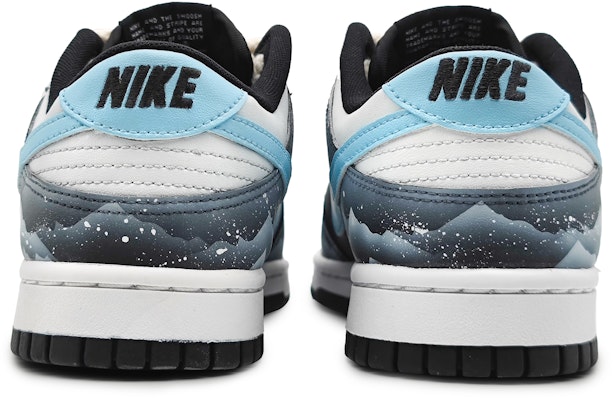 Nike Dunk Low カスタム "黒青氷雪" (Nike Dunk Low Custom "Black Blue Ice Snow") DV0831-002(Team16-男款南极冰川蓝) Purchase Nike Dunk Low カスタム "黒青氷雪" (Nike Dunk Low Custom "Black Blue Ice Snow") DV0831-002(Team16-男款南极冰川蓝)