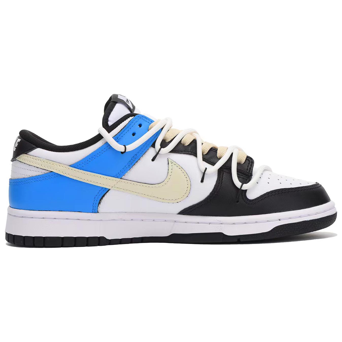 Order [Sneaker Custom] Nike Dunk Low 'Hitam Biru Krim Duri' CW1590-100（Team32-女款闪电荆棘）