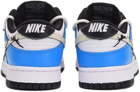 나이키 덩크 로우 '블랙 블루 크림 가시' (커스텀) CW1590-100(Team32-女款闪电荆棘) Shop 나이키 덩크 로우 '블랙 블루 크림 가시' (커스텀) CW1590-100(Team32-女款闪电荆棘)