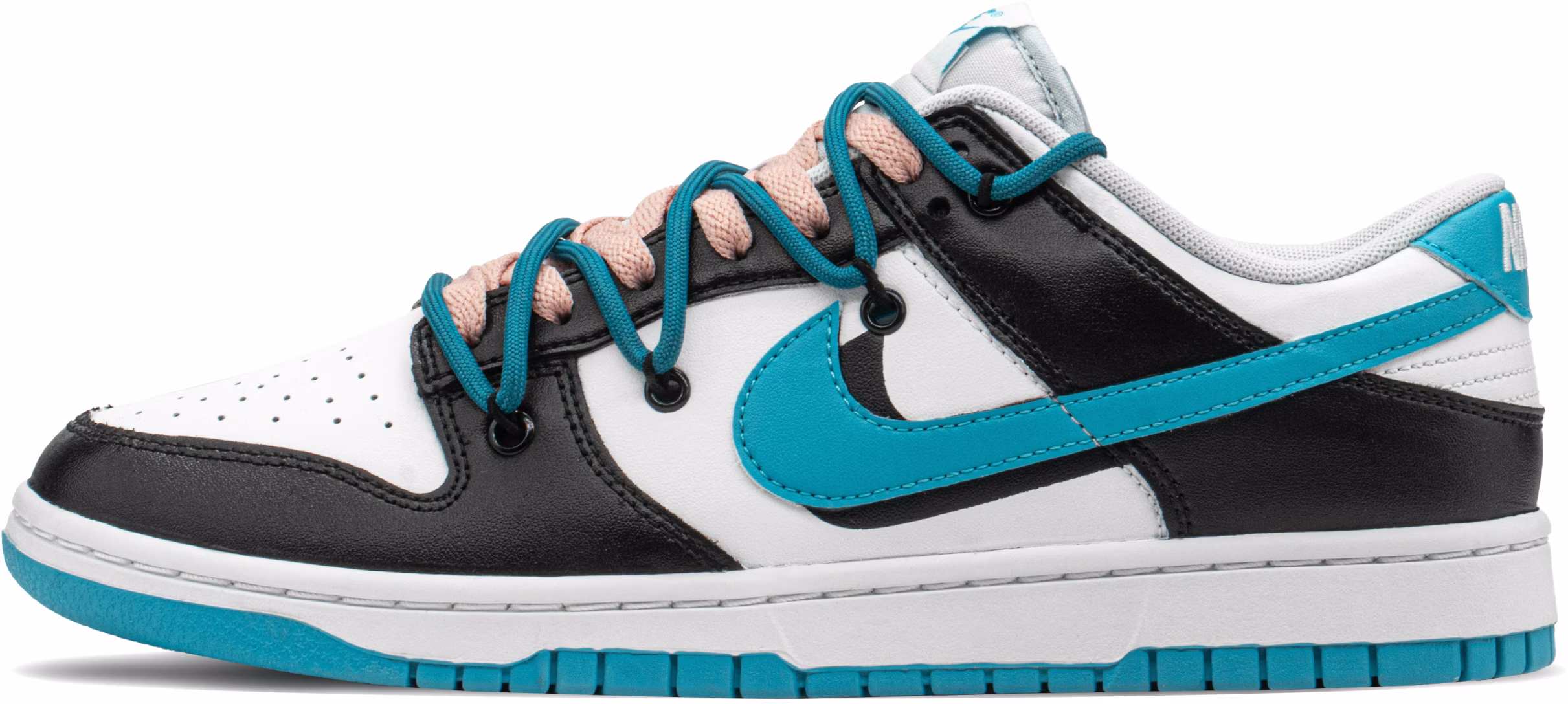 custom-shoes-nike-dunk-low-black-blue-high-street-waves