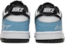 Shop 【定制球鞋】 Nike Dunk Low 野鶴製造 禮物 黑藍腳趾 解構雙鞋帶 低幫 板鞋 GS 黑藍