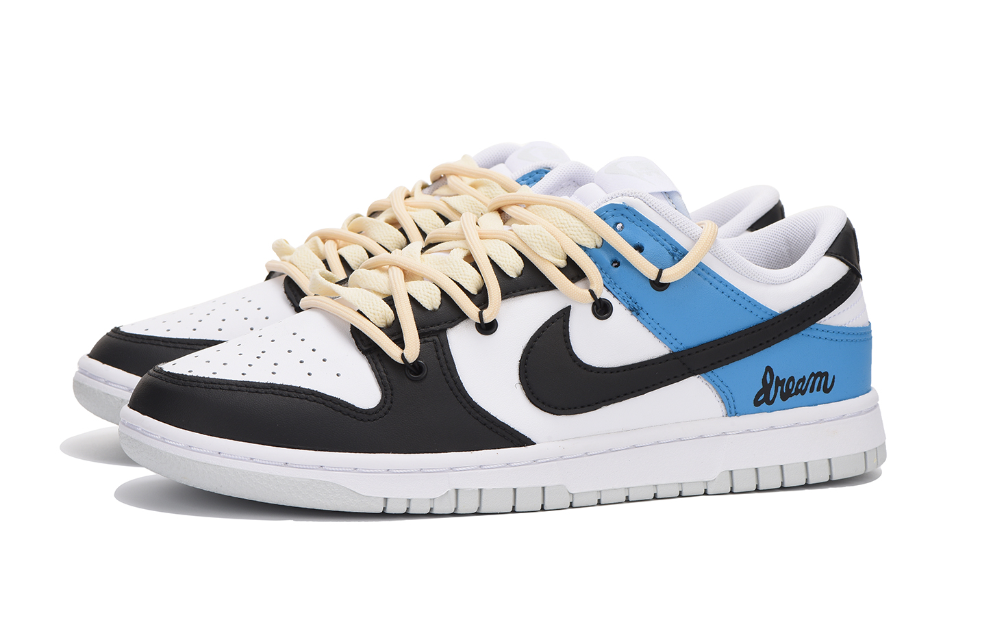Lookbook [Custom Shoes] Nike Dunk Low 'Black Blue Vibe'