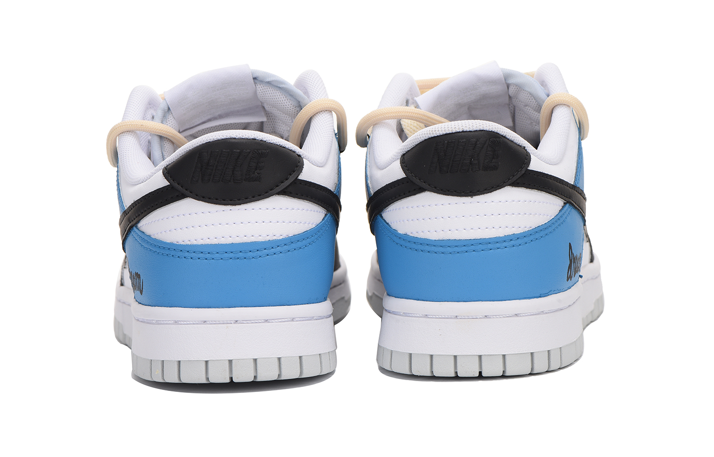 Shop [Custom Shoes] Nike Dunk Low 'Black Blue Vibe'