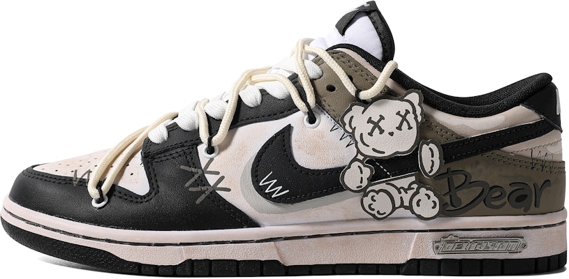 나이키 덩크 로우 '블랙 브라운' (커스텀) DD1391-100(TeamM-男款布偶熊S-BOX) Buy 나이키 덩크 로우 '블랙 브라운' (커스텀) DD1391-100(TeamM-男款布偶熊S-BOX)