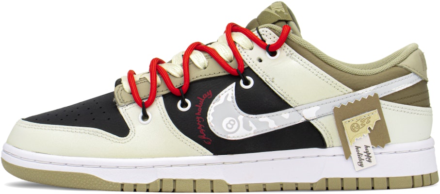【定製球鞋】Nike Dunk Low 減齡穿搭 探索 解構鞋帶 禮盒 低幫 板鞋 男款 黑棕 Order 【定製球鞋】Nike Dunk Low 減齡穿搭 探索 解構鞋帶 禮盒 低幫 板鞋 男款 黑棕