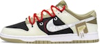 Order 【定製球鞋】Nike Dunk Low 減齡穿搭 探索 解構鞋帶 禮盒 低幫 板鞋 男款 黑棕