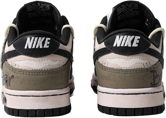 나이키 덩크 로우 '블랙 브라운' (커스텀) DD1391-100(TeamM-男款布偶熊S-BOX) Shop 나이키 덩크 로우 '블랙 브라운' (커스텀) DD1391-100(TeamM-男款布偶熊S-BOX)