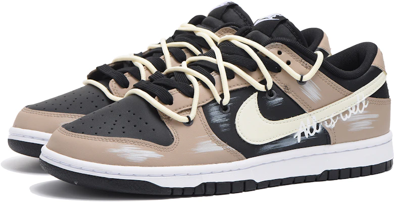 【訂製運動鞋】Nike Dunk Low 字母 解構 街頭 低筒 滑板鞋 男款 黑棕 Lookbook 【訂製運動鞋】Nike Dunk Low 字母 解構 街頭 低筒 滑板鞋 男款 黑棕