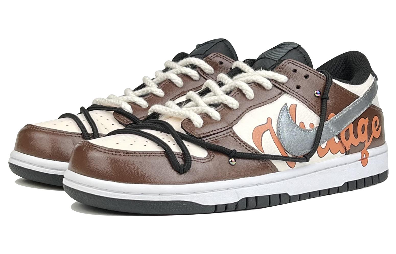 Lookbook [定制鞋款] 耐克Dunk Low '黑棕涂鸦' DH9765-002(TeamD-GS款禁锢)