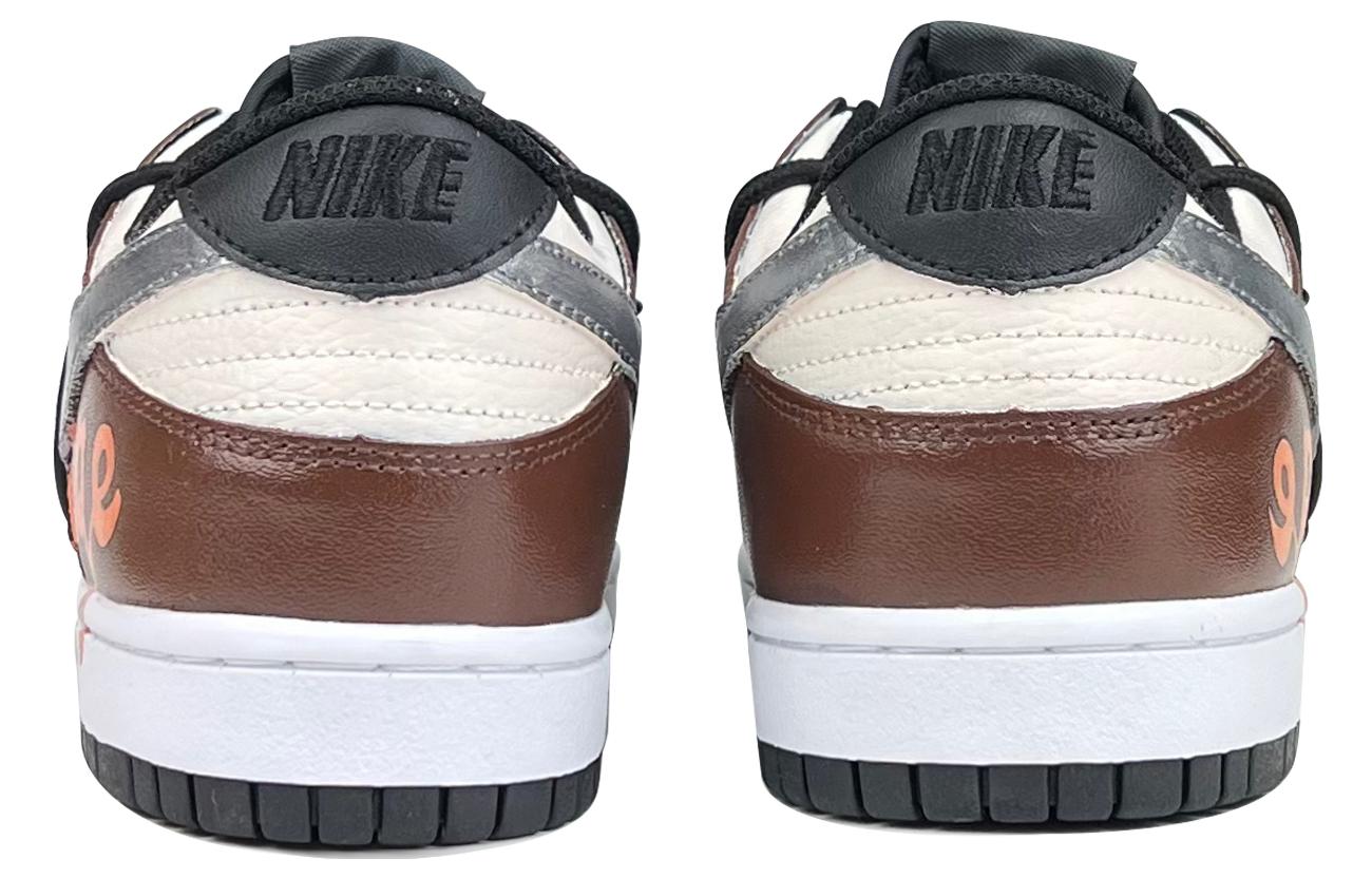 Shop [定制鞋款] 耐克Dunk Low '黑棕涂鸦' DH9765-002(TeamD-GS款禁锢)