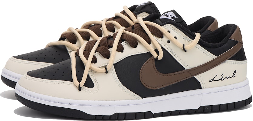 【訂製球鞋】Nike Dunk Low 夏季主題vibe風 重組 高街 低筒 板鞋 男款 黑棕 Lookbook 【訂製球鞋】Nike Dunk Low 夏季主題vibe風 重組 高街 低筒 板鞋 男款 黑棕