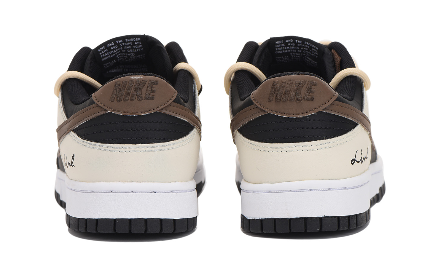 Shop [Kasut Custom] Nike Dunk Low 'Getaran Musim Panas Hitam Coklat' DV0831-002(Team59-男款摩卡二)