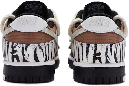 나이키 덩크 로우 '블랙 브라운 화이트 커스텀 머스탱' CW1590-100(TeamR-女款野马) Shop 나이키 덩크 로우 '블랙 브라운 화이트 커스텀 머스탱' CW1590-100(TeamR-女款野马)