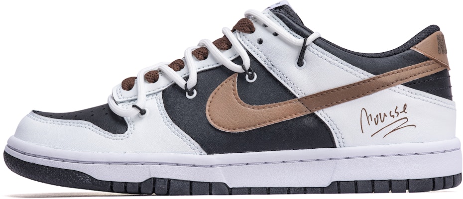 【定製球鞋】Nike Dunk Low 黑森林慕斯 復古潮流 個性小眾低調 沉穩 防滑 低筒 滑板鞋 GS 黑棕 Buy 【定製球鞋】Nike Dunk Low 黑森林慕斯 復古潮流 個性小眾低調 沉穩 防滑 低筒 滑板鞋 GS 黑棕