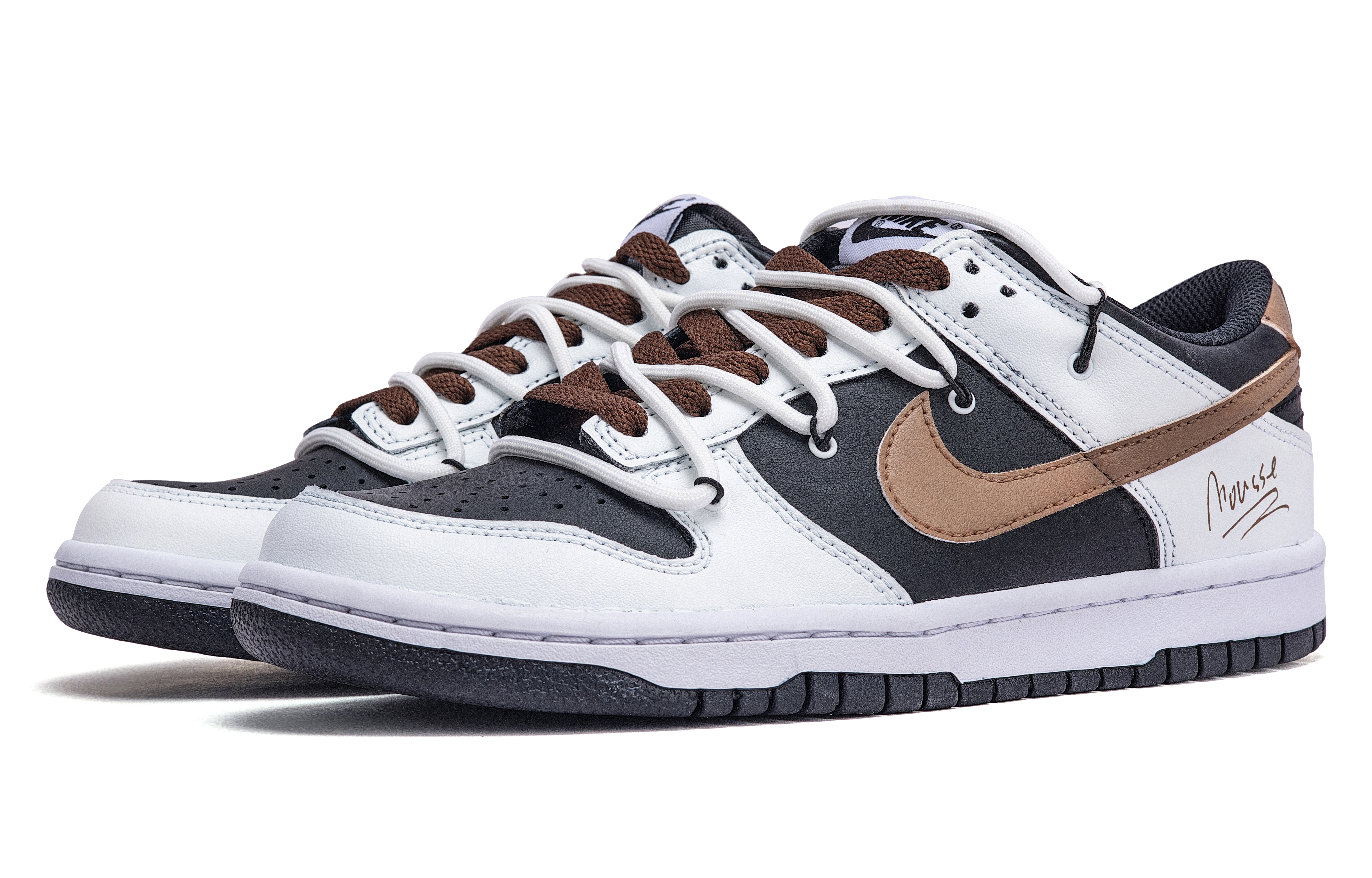 Lookbook [Sepatu Custom] Nike Dunk Low 'Black Forest Mousse' FD1232-001(Team44-黑森林慕斯)