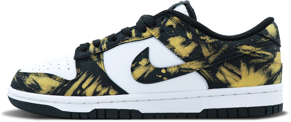 나이키 덩크 로우 '블랙 골드 팬다 카모' (커스텀) CW1590-100(Team147-黑金派对) Order 나이키 덩크 로우 '블랙 골드 팬다 카모' (커스텀) CW1590-100(Team147-黑金派对)