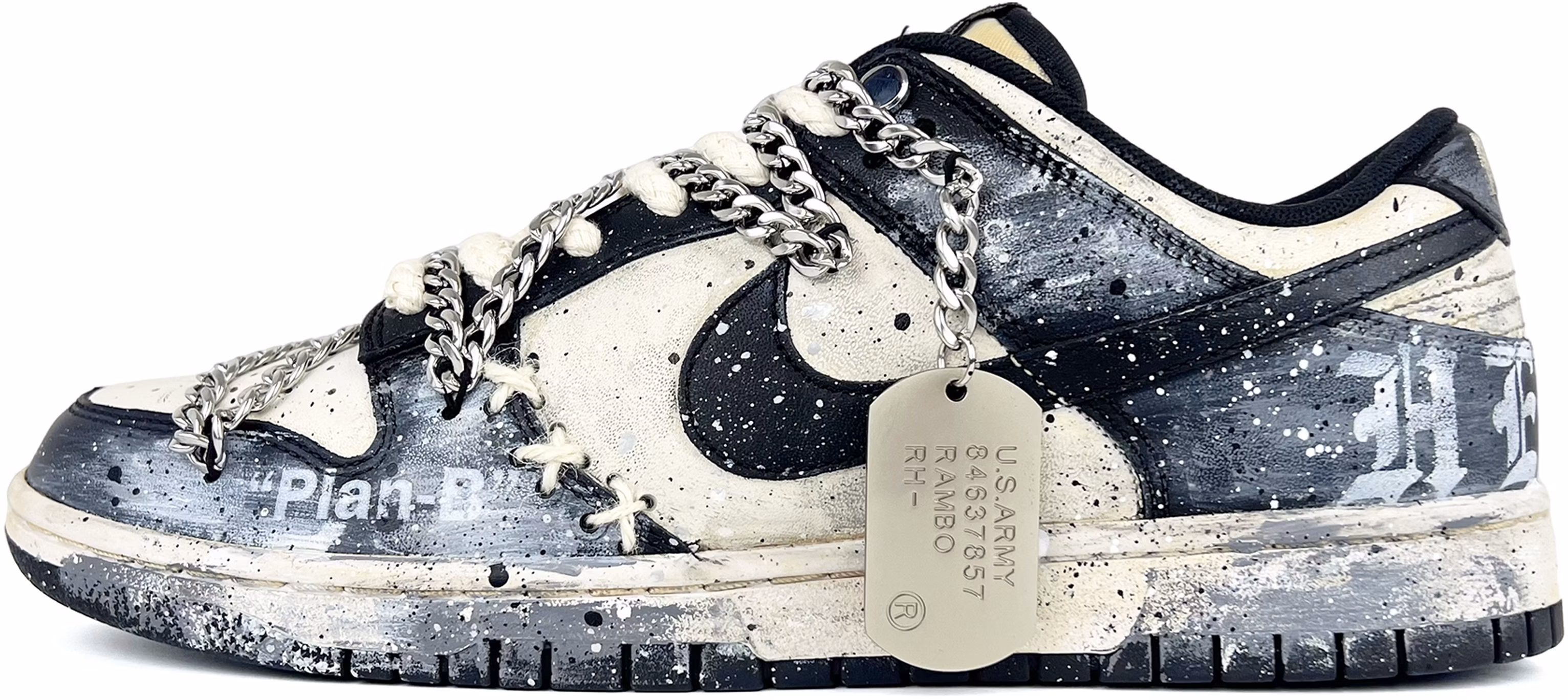 custom-shoes-nike-dunk-low-black-goth