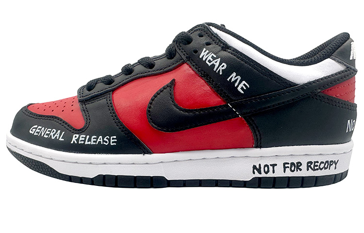 Buy 나이키 덩크 로우 '블랙 그래피티' (커스텀) CW1590-100（Team180-no-photo）