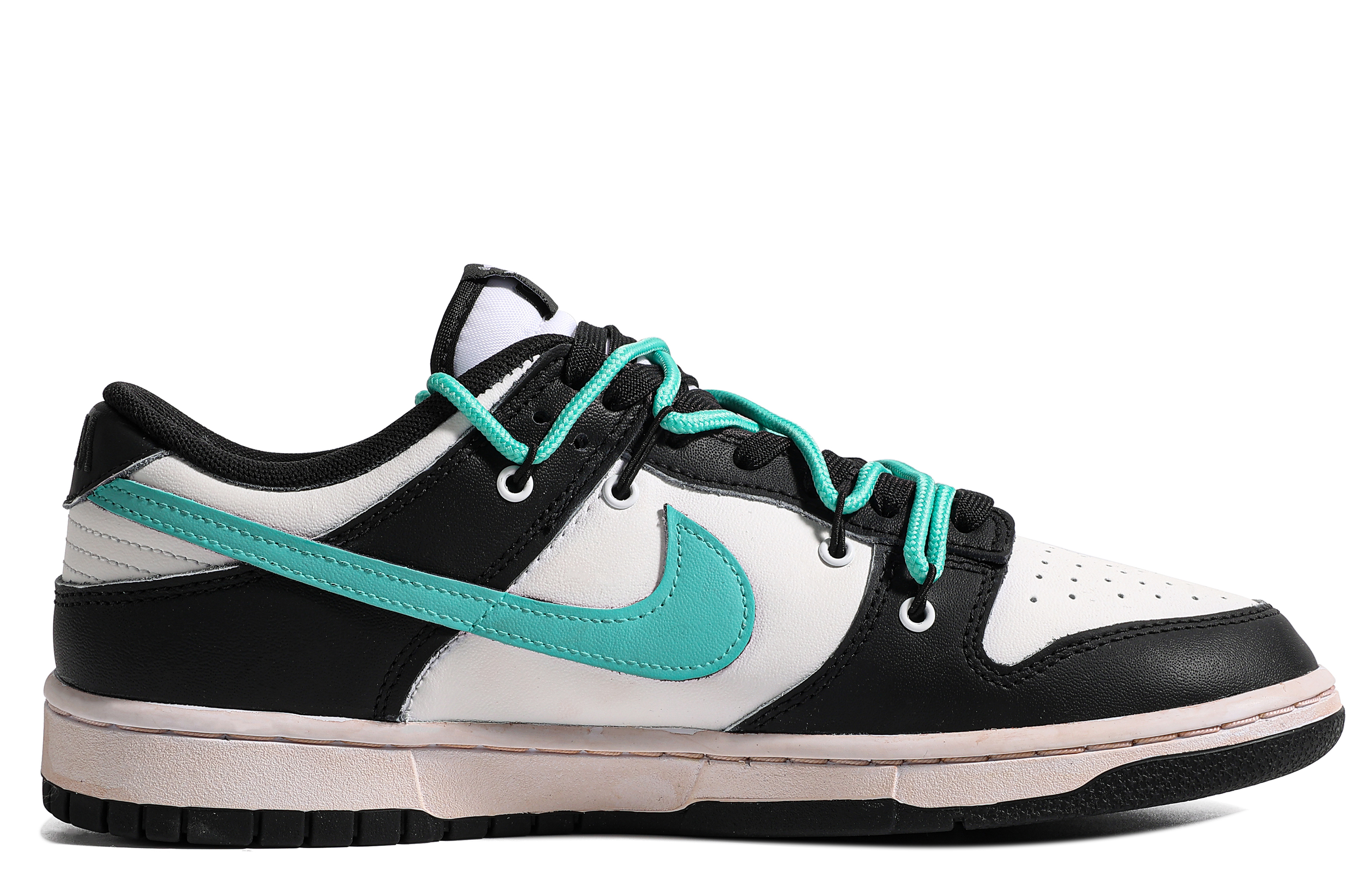 Order Nike Dunk Low カスタム "黒緑デジタルミニマル" CW1590-100(TeamM-女款窥光S-BOX)