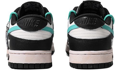 【定制球鞋】Nike Dunk Low 窺光 數字 簡約 特殊鞋盒 低幫 球鞋 GS 黑綠 Shop 【定制球鞋】Nike Dunk Low 窺光 數字 簡約 特殊鞋盒 低幫 球鞋 GS 黑綠